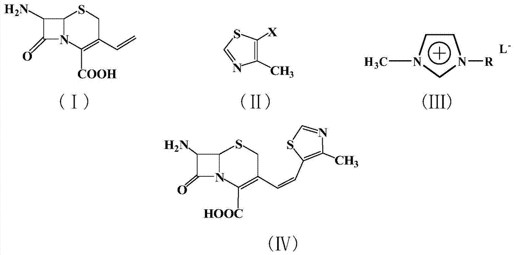 A kind of synthetic method of cefditoren pivoxil mother nucleus