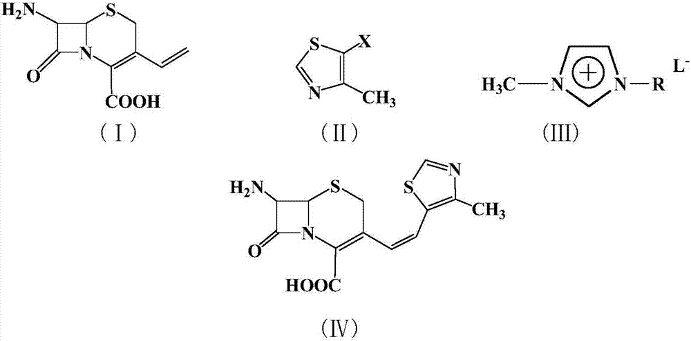 A kind of synthetic method of cefditoren pivoxil mother nucleus