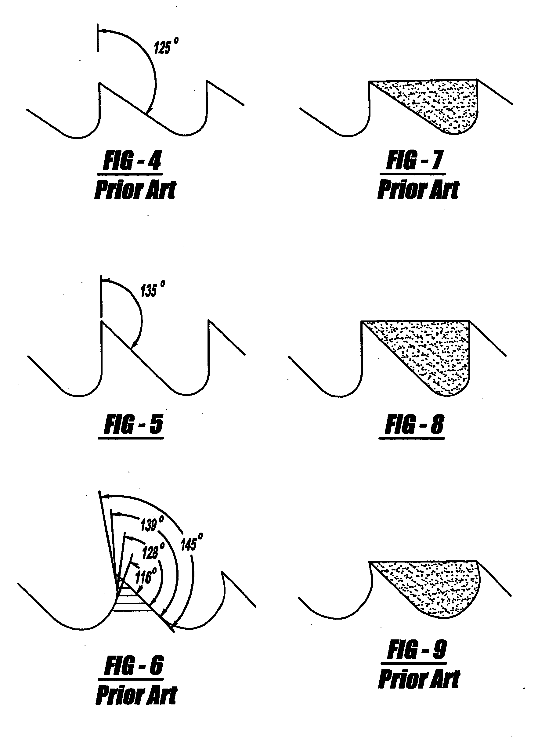 Tooth form design for reciprocating saw blade