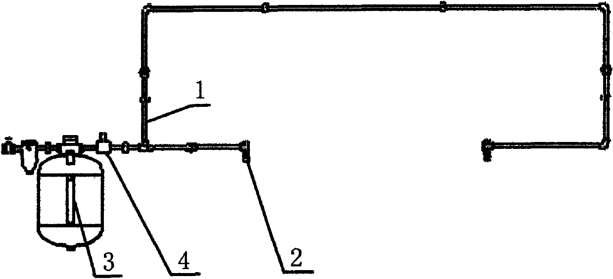 Parting liquid spraying device