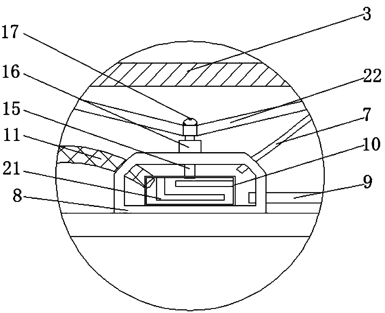 Heat dissipation shell for office computer