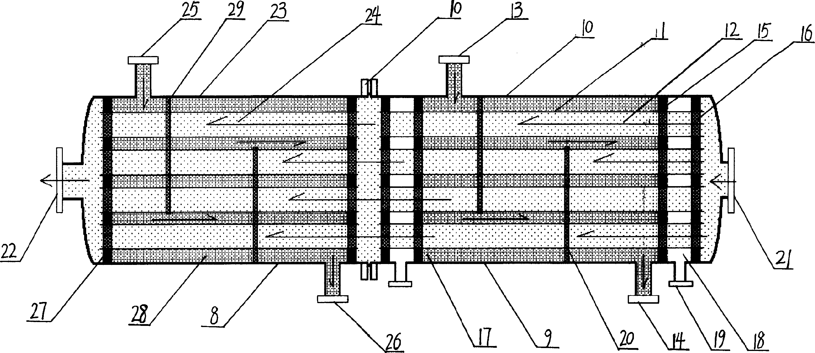 Energy saving type dyeing machine