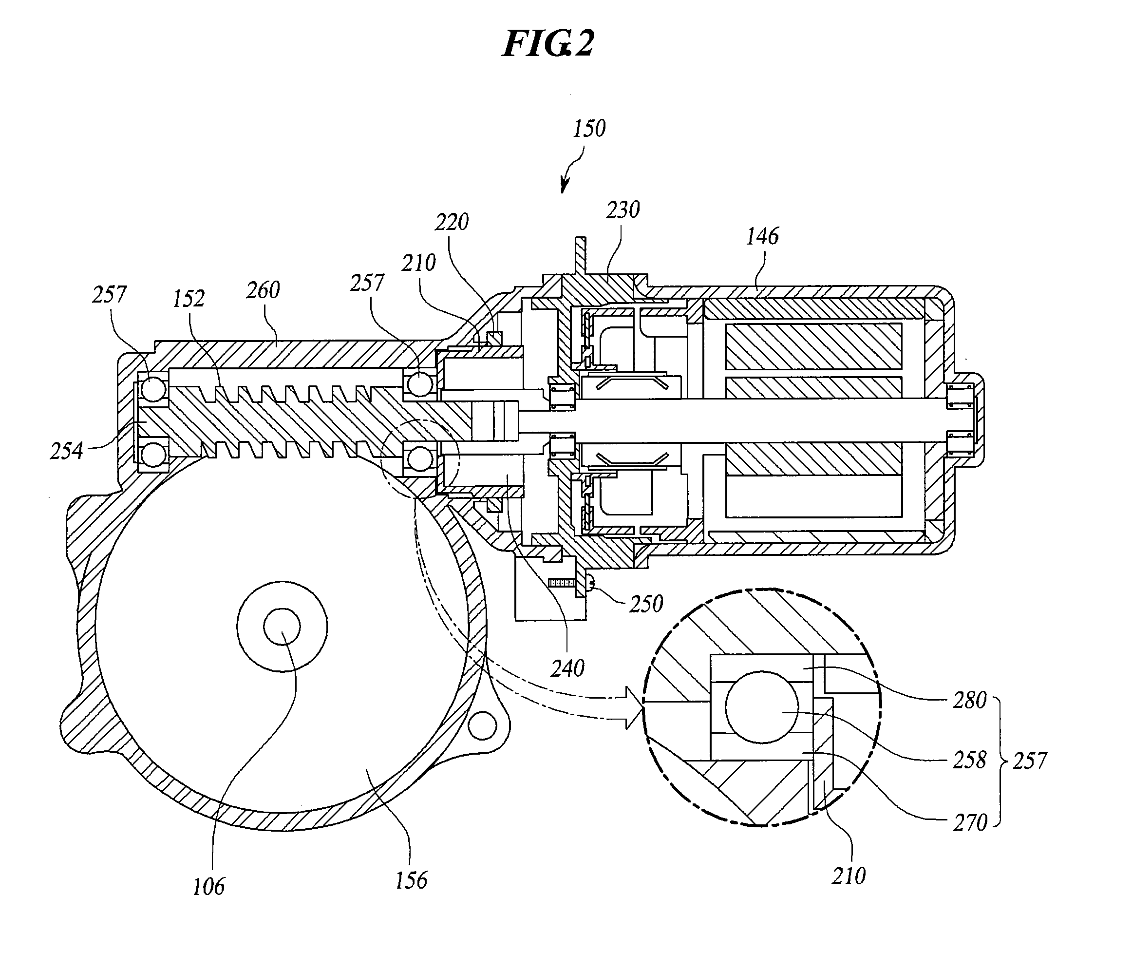 Reducer of electric power steering apparatus