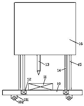 Novel metal plate transverse cutting production line