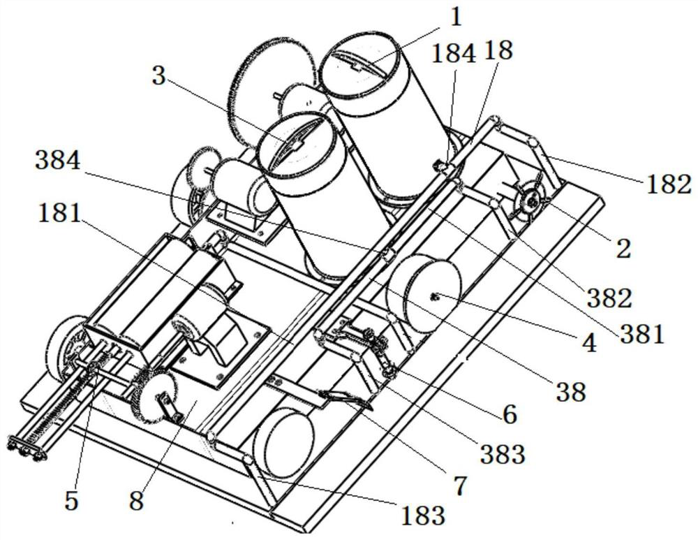 A seam cleaning and filling device