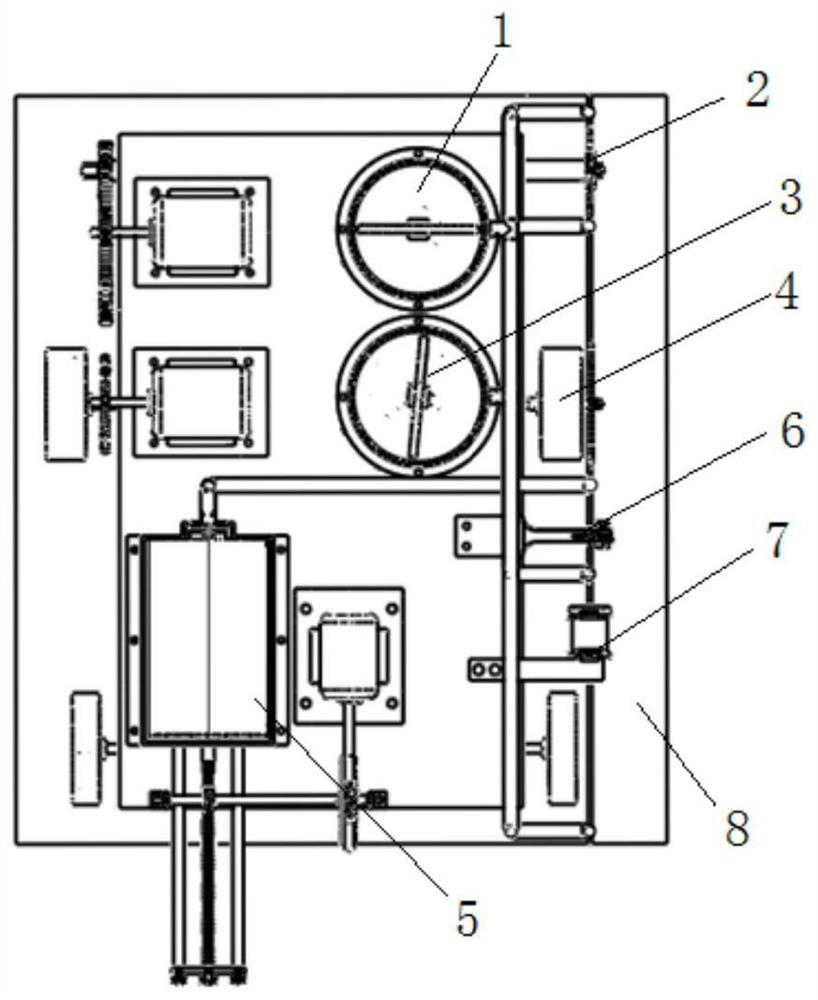 A seam cleaning and filling device