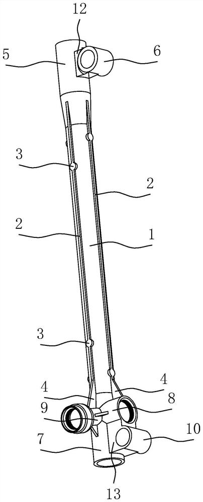 Steering gear shell and steering gear shell straightness detection tool