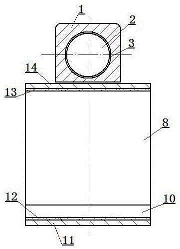 Harmonica frame convenient for playing of guitar