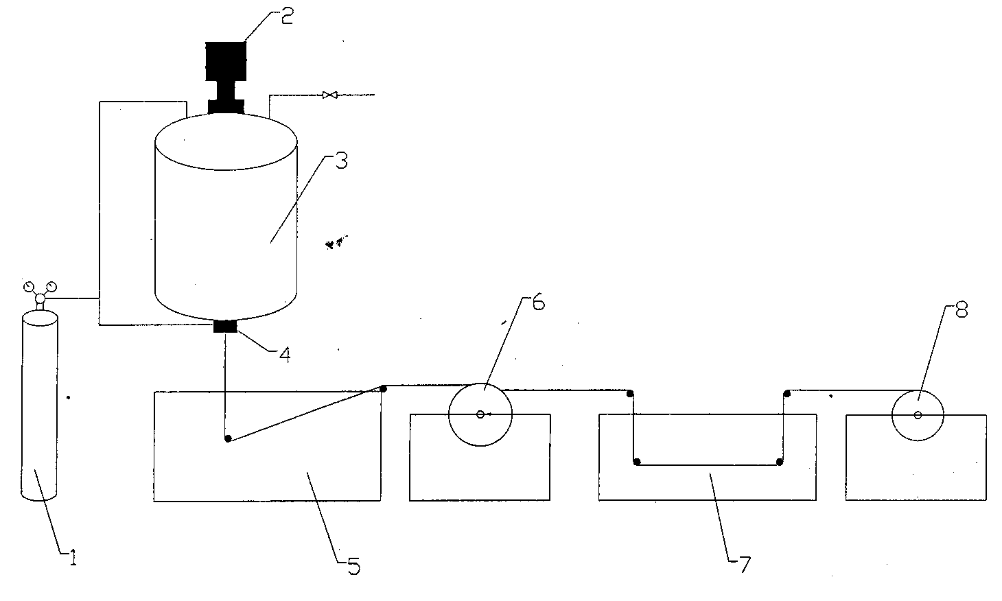 Preparation method of polyethylene hollow fiber membrane with aperture in gradient distribution