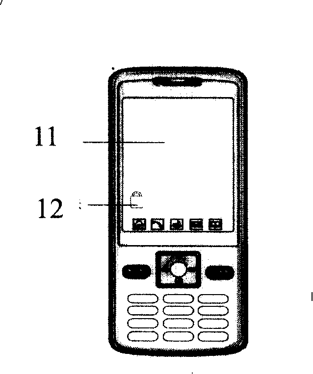 Touch screen for mobile phone