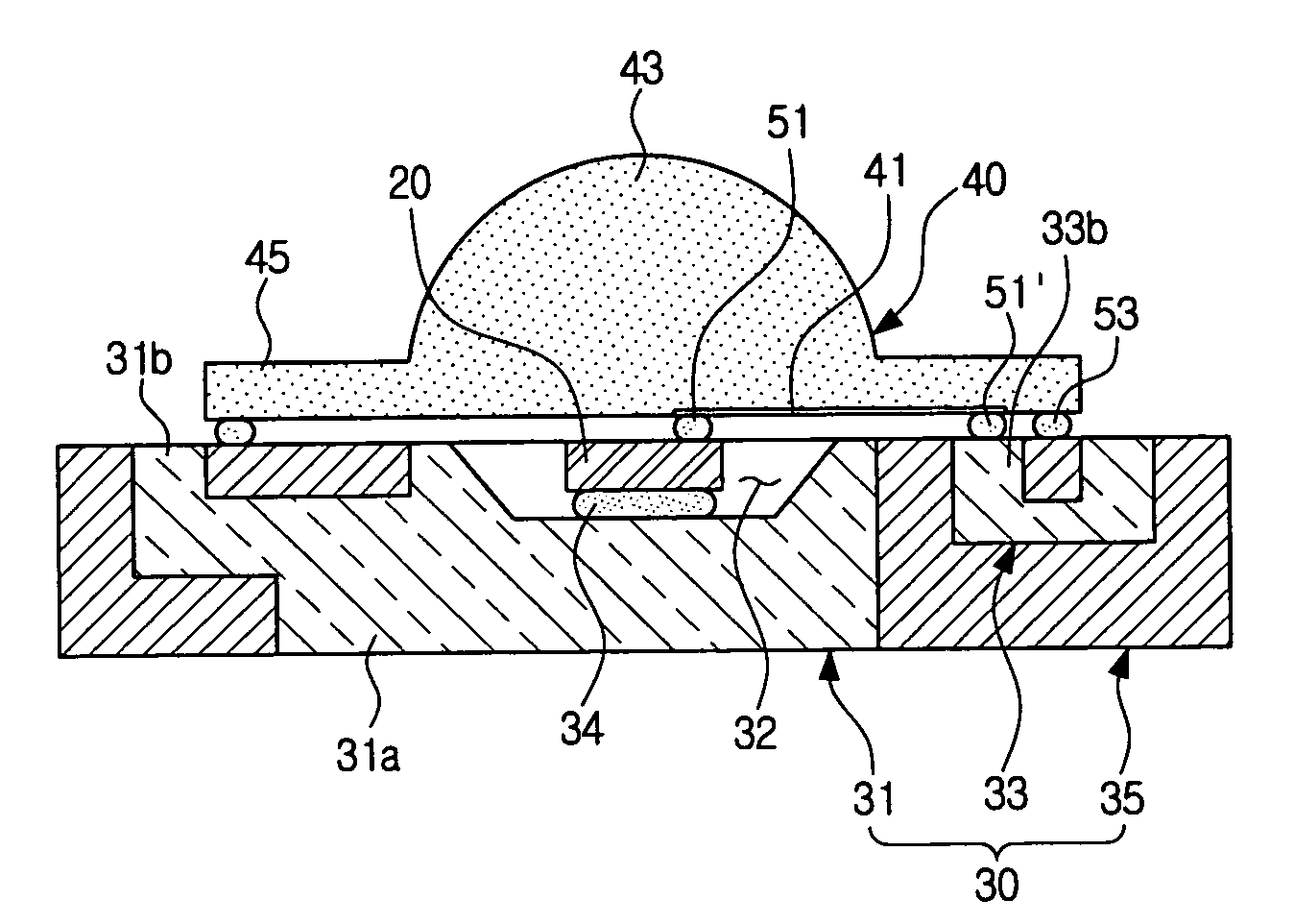 LED package, manufacturing method thereof, and LED array module using the same