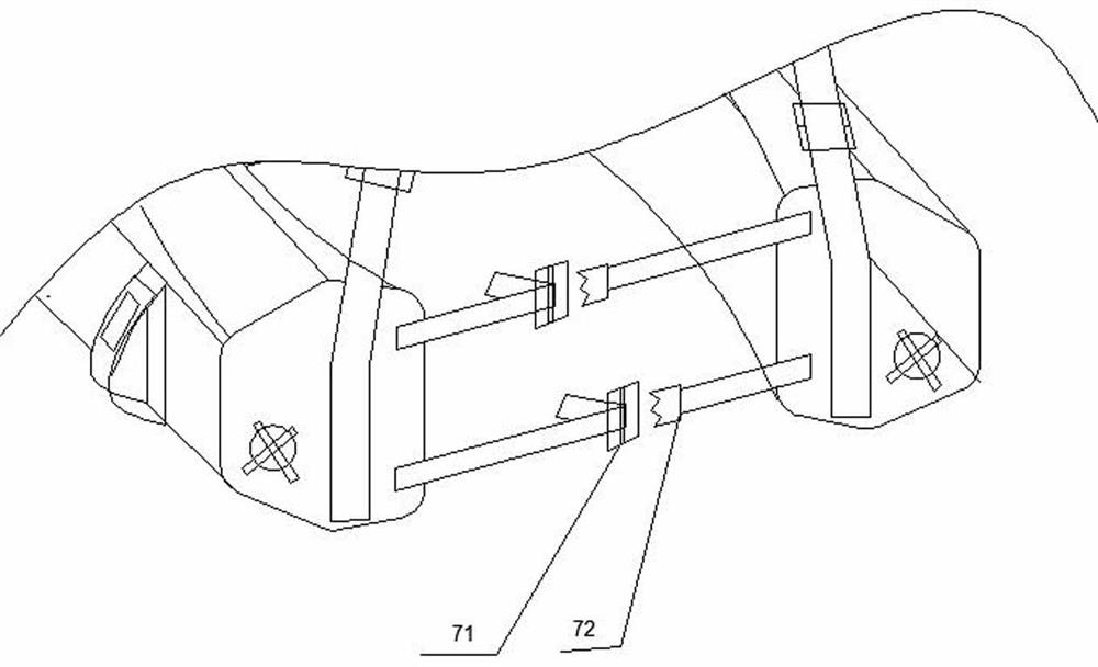 Bilateral shoulder joint postoperative fixing abduction bag support