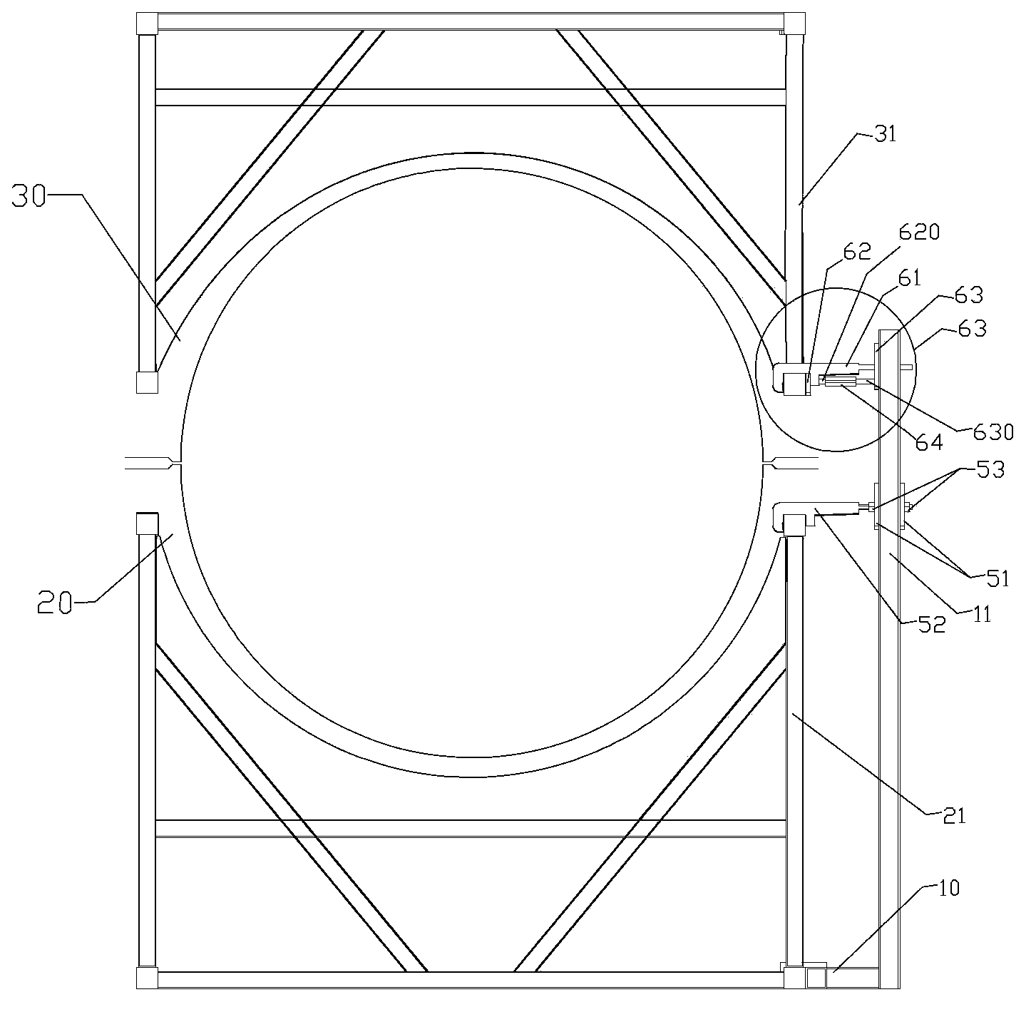 Method and device for adjusting misalignment of shells of mold for fan blade during assembling