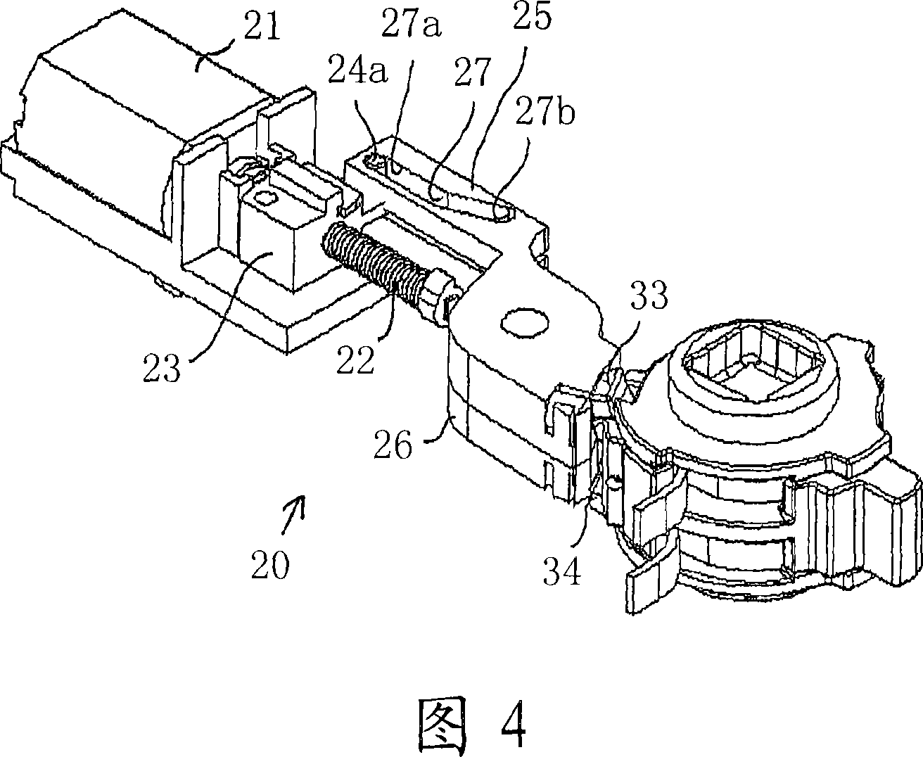 A device for mechanical guiding, a lock module and a lock device comprising such a device