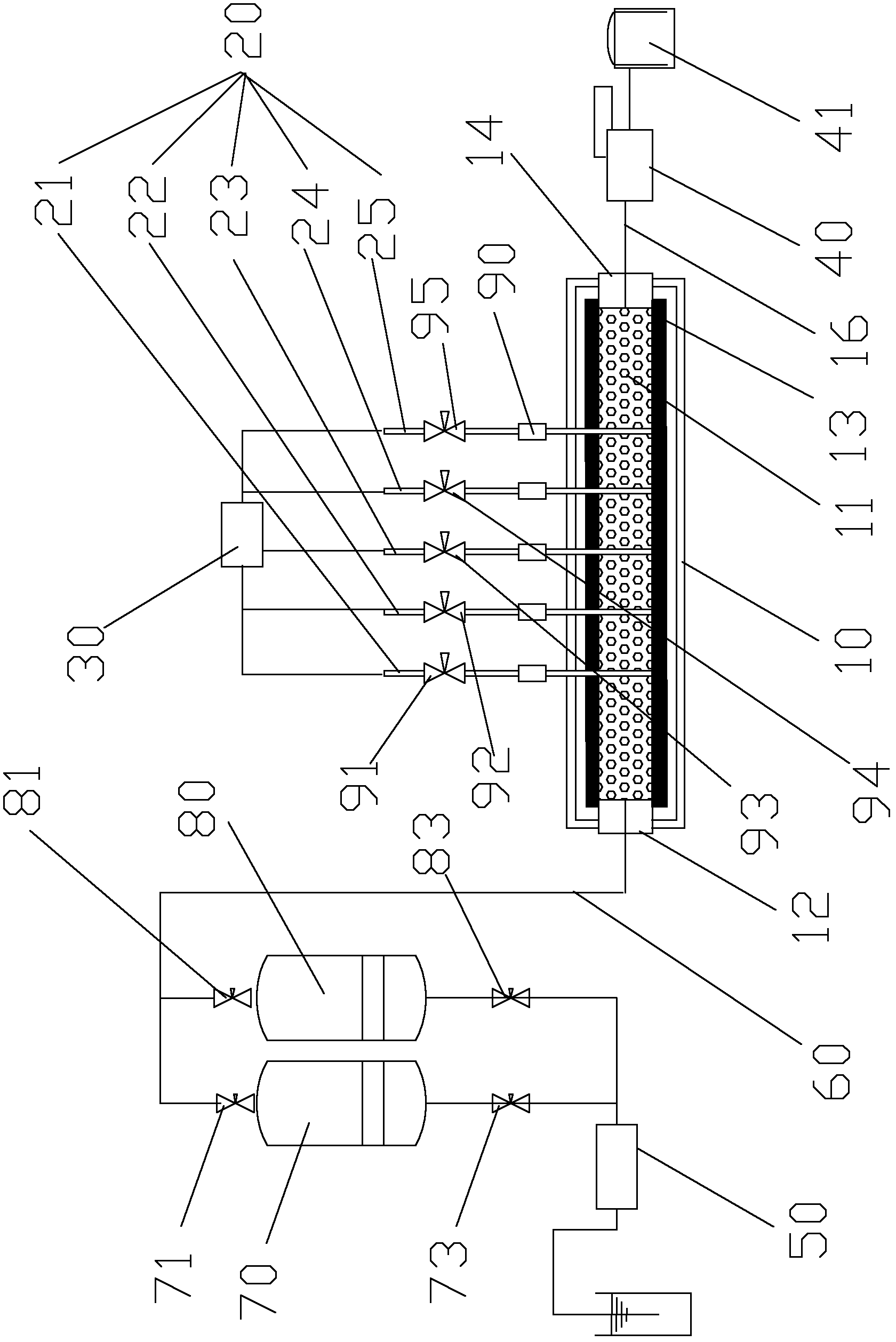 Oil-gas interface tension test method in porous medium