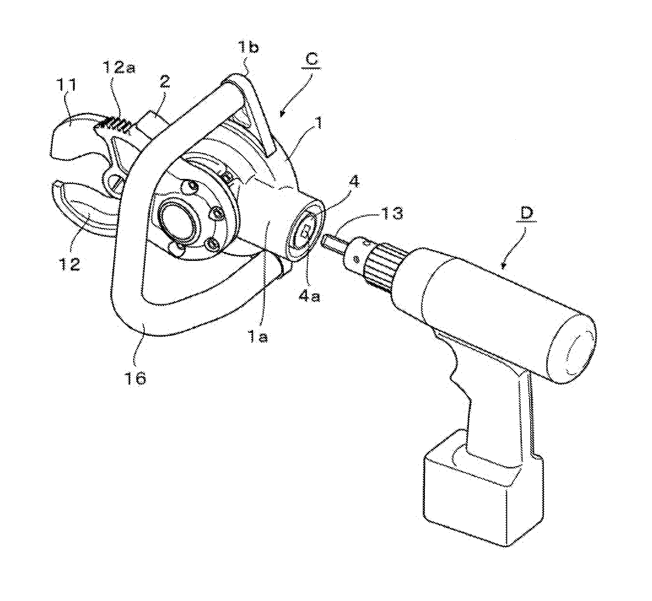 Electric cable cutter