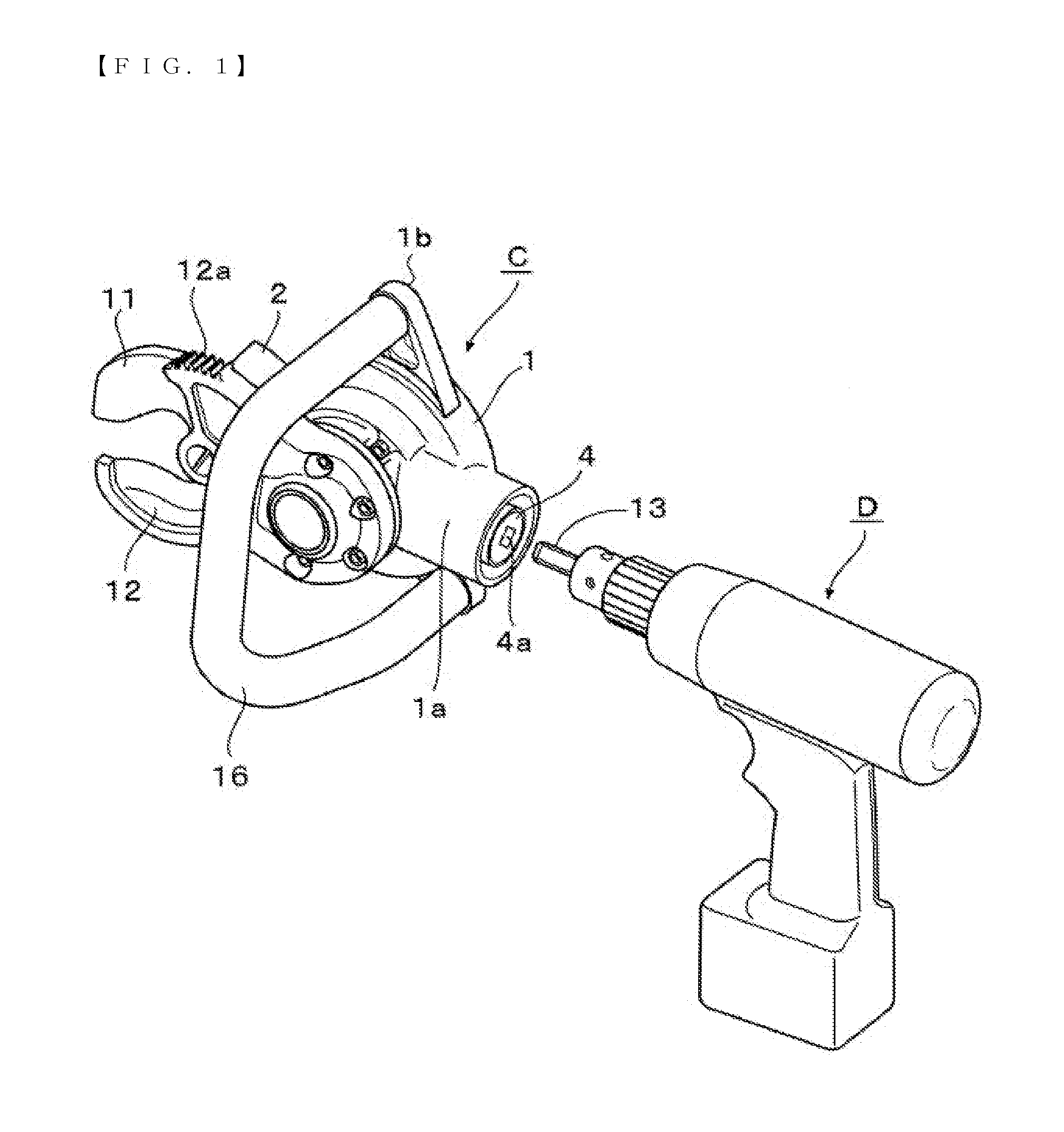 Electric cable cutter