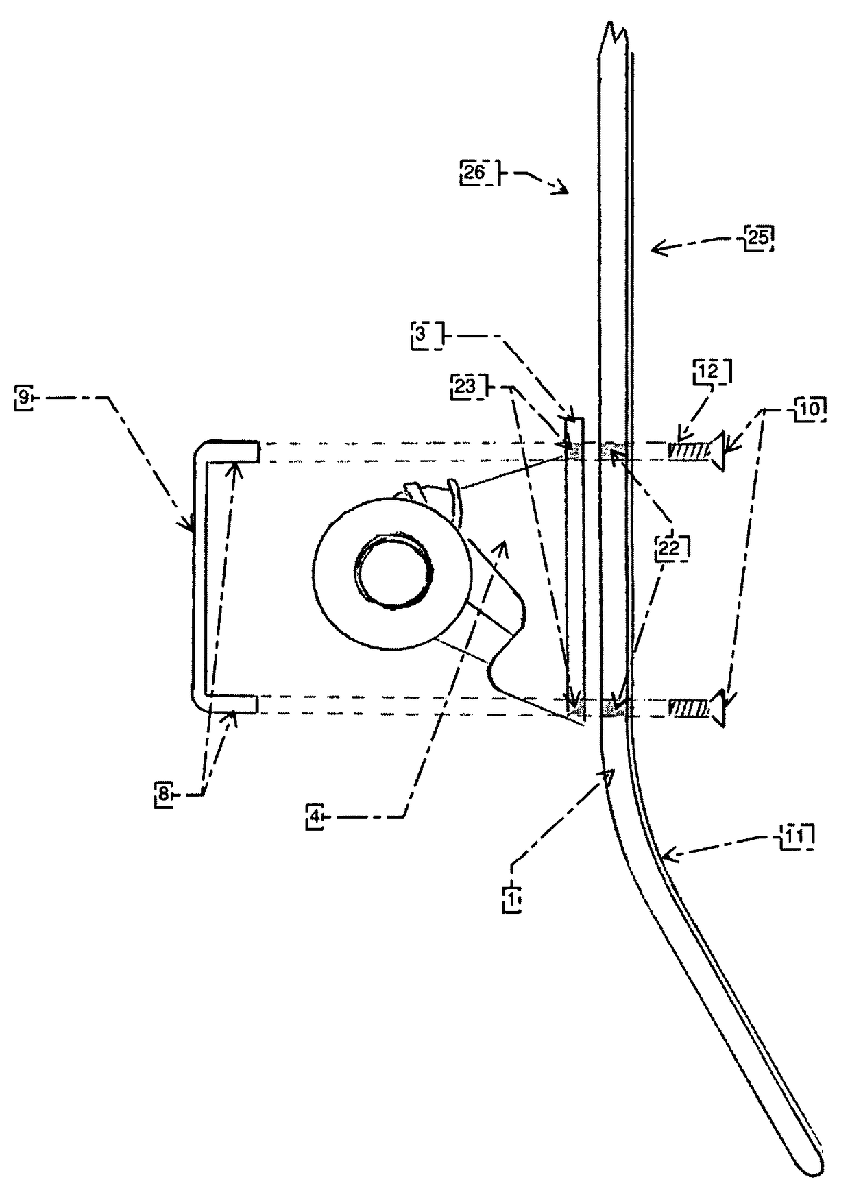 Double barrel truck mounting assembly