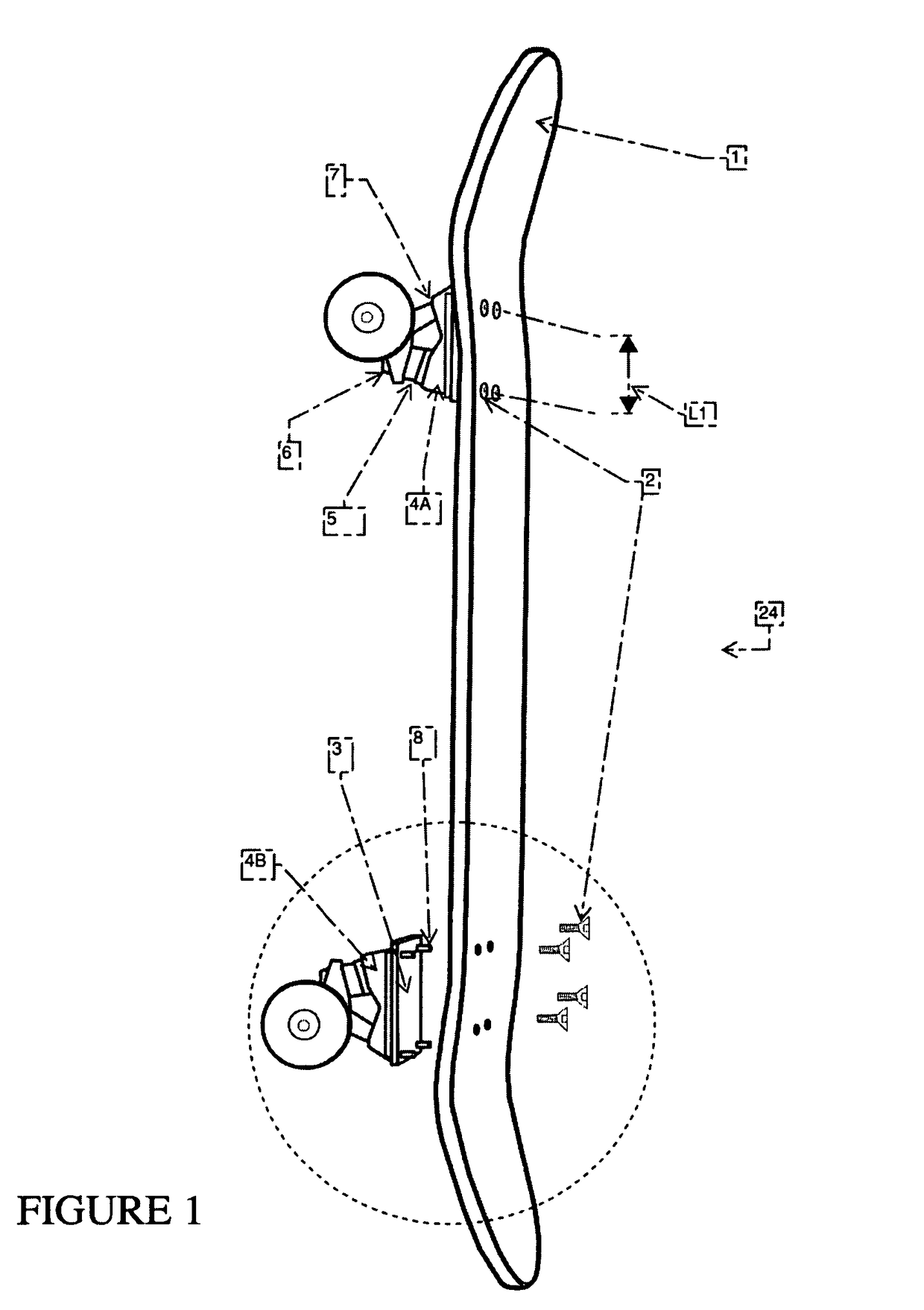 Double barrel truck mounting assembly