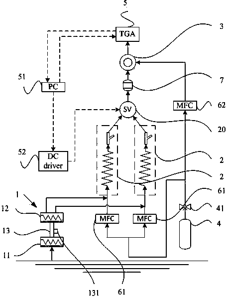 Device and method for determining dissolved methane in seawater