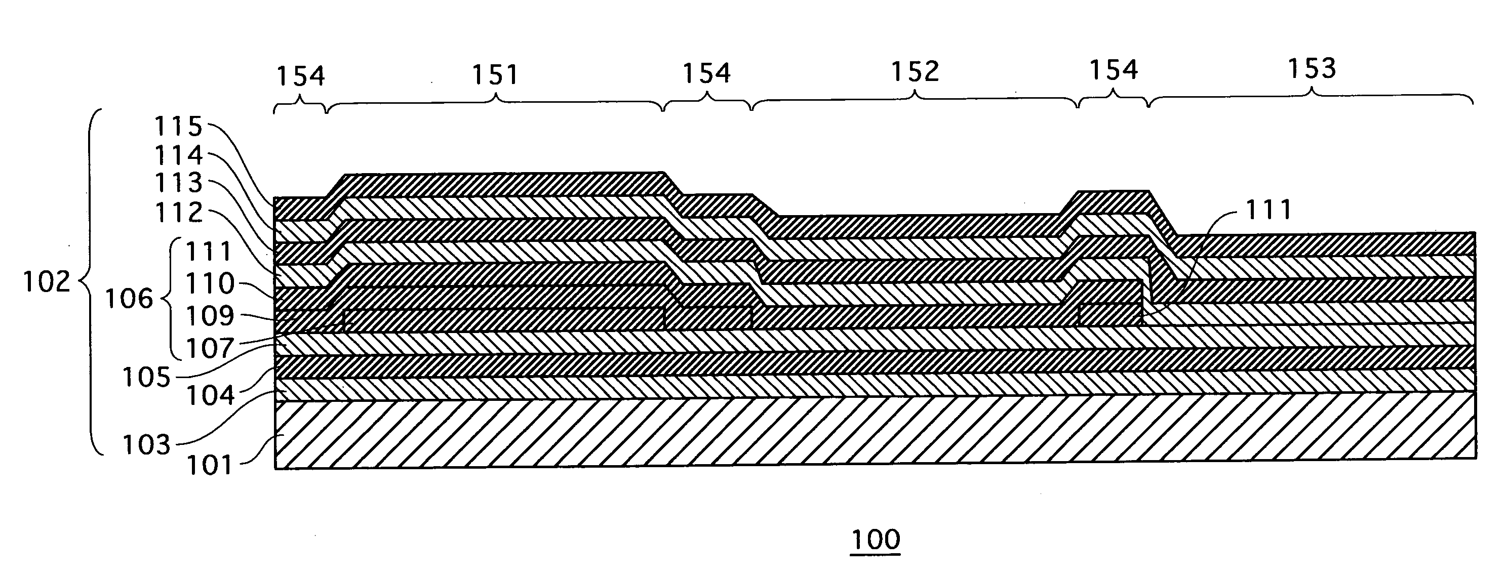 Optical interference filter that performs excellent color separation, and liquid crystal display, electroluminescence display and projection display apparatus having the optical interference filter