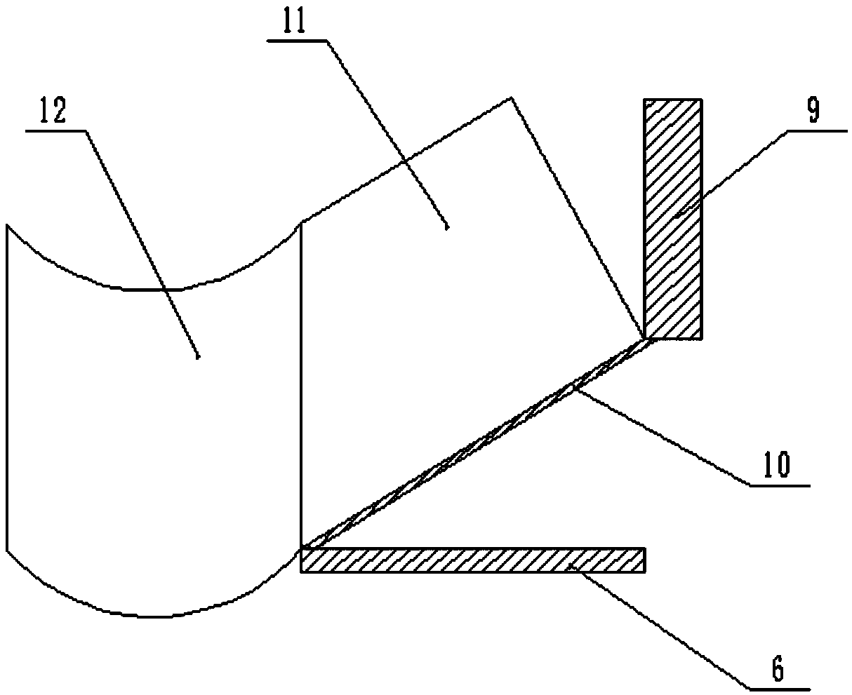 Construction method of slide type unloading filler