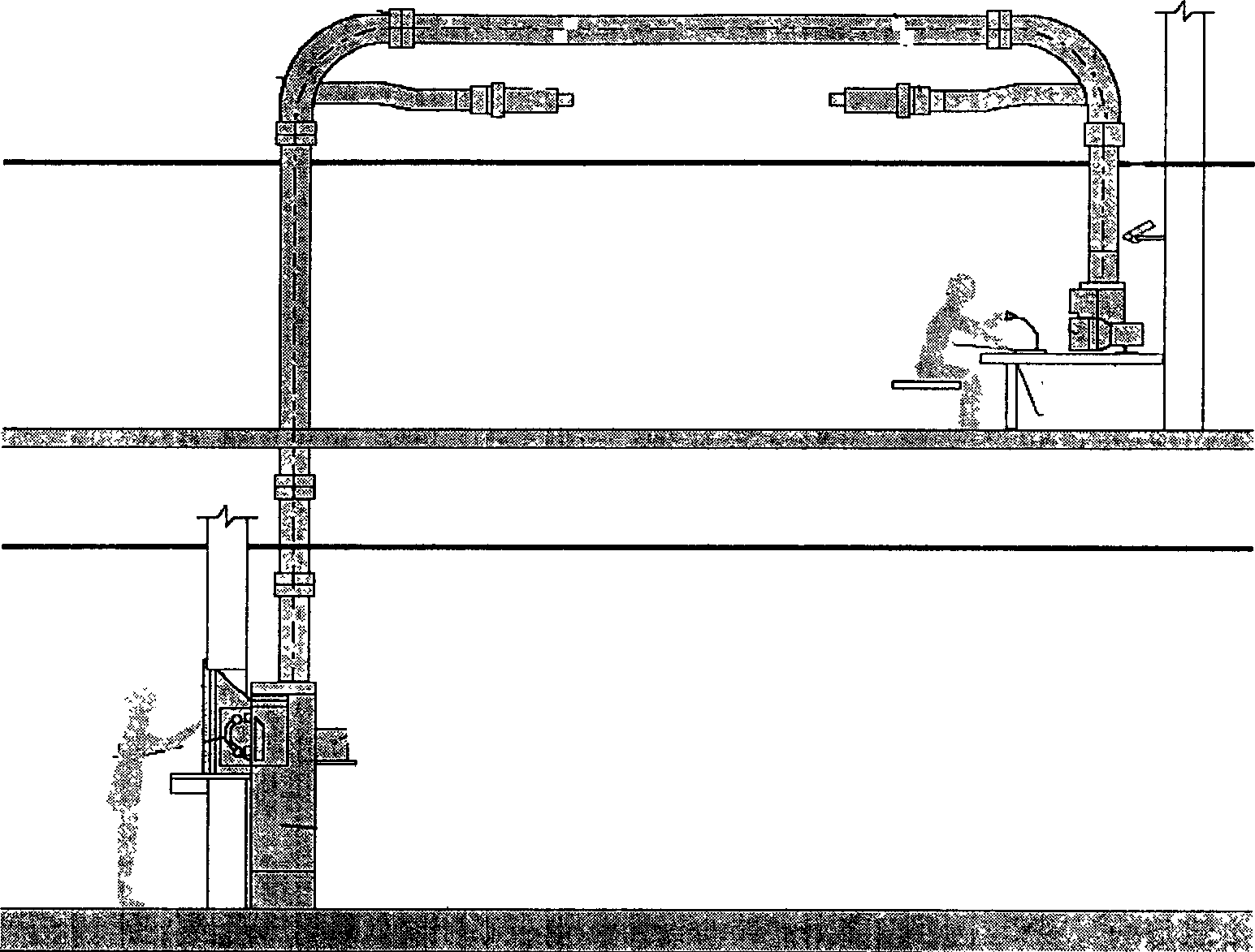 Long-distance service system and method for implementing long-distance service