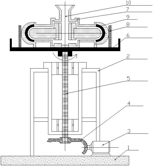 Centrifugal casting method of coated sand shell type cast steel