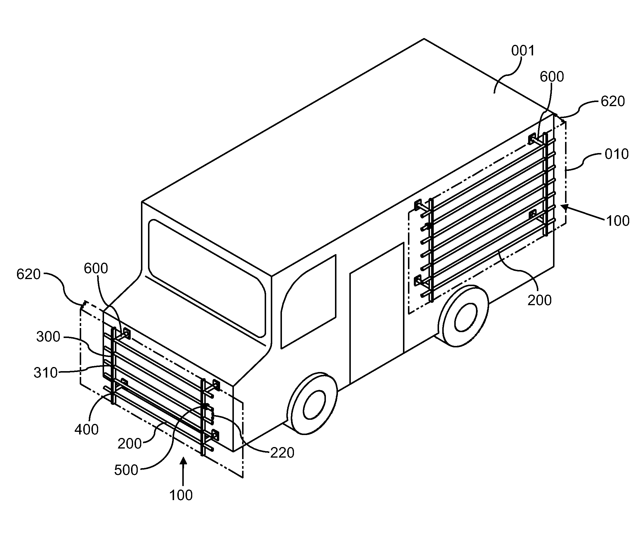 Bar armor system for protecting against rocket-propelled grenades