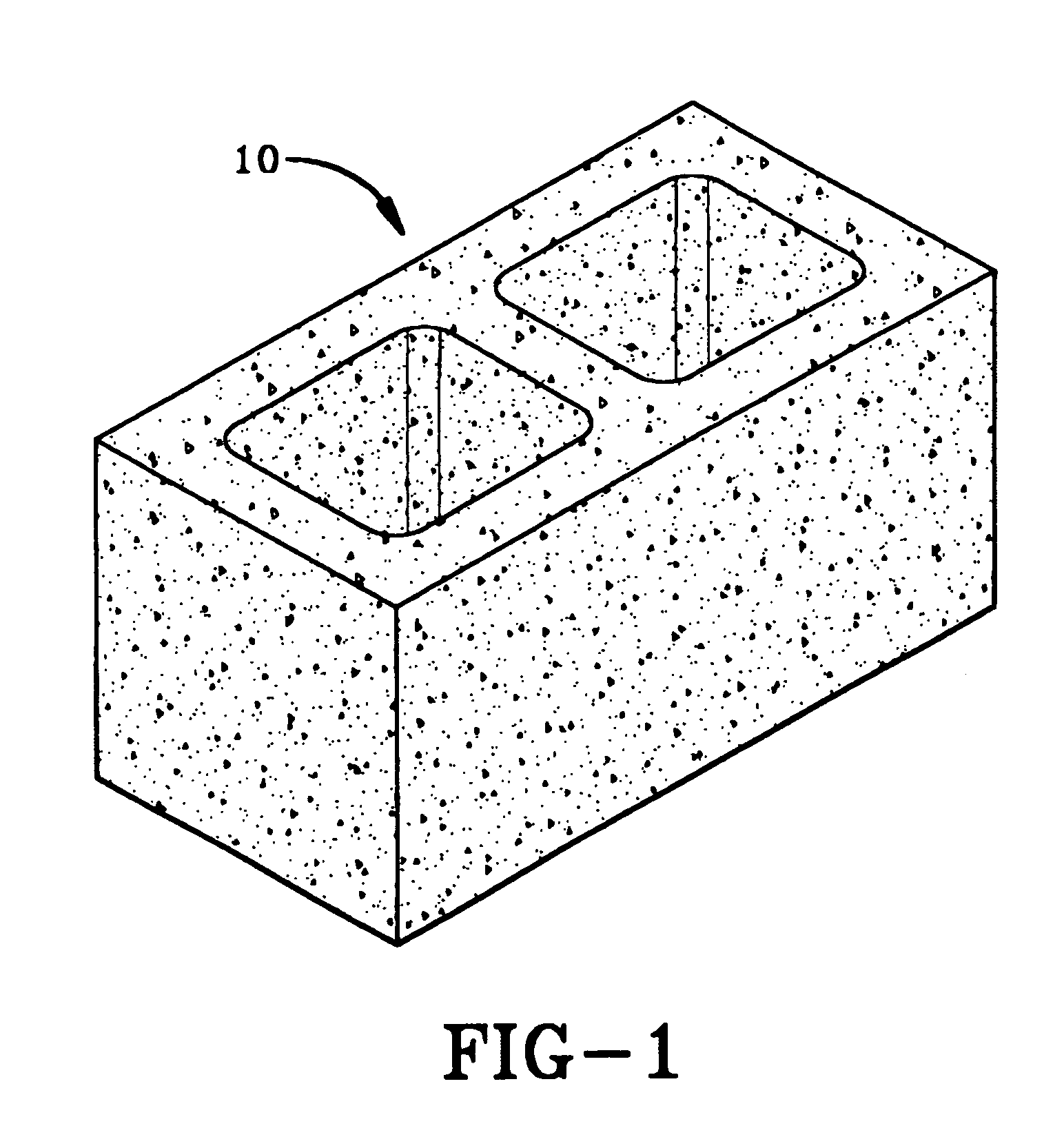 Cementitious block material utilizing spent blasting abrasive particles