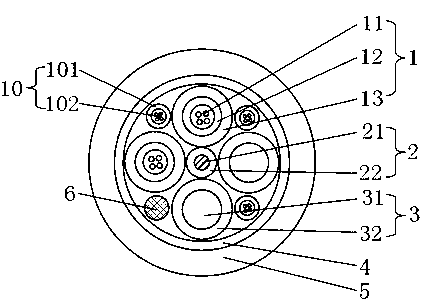 Photoelectric composite cable