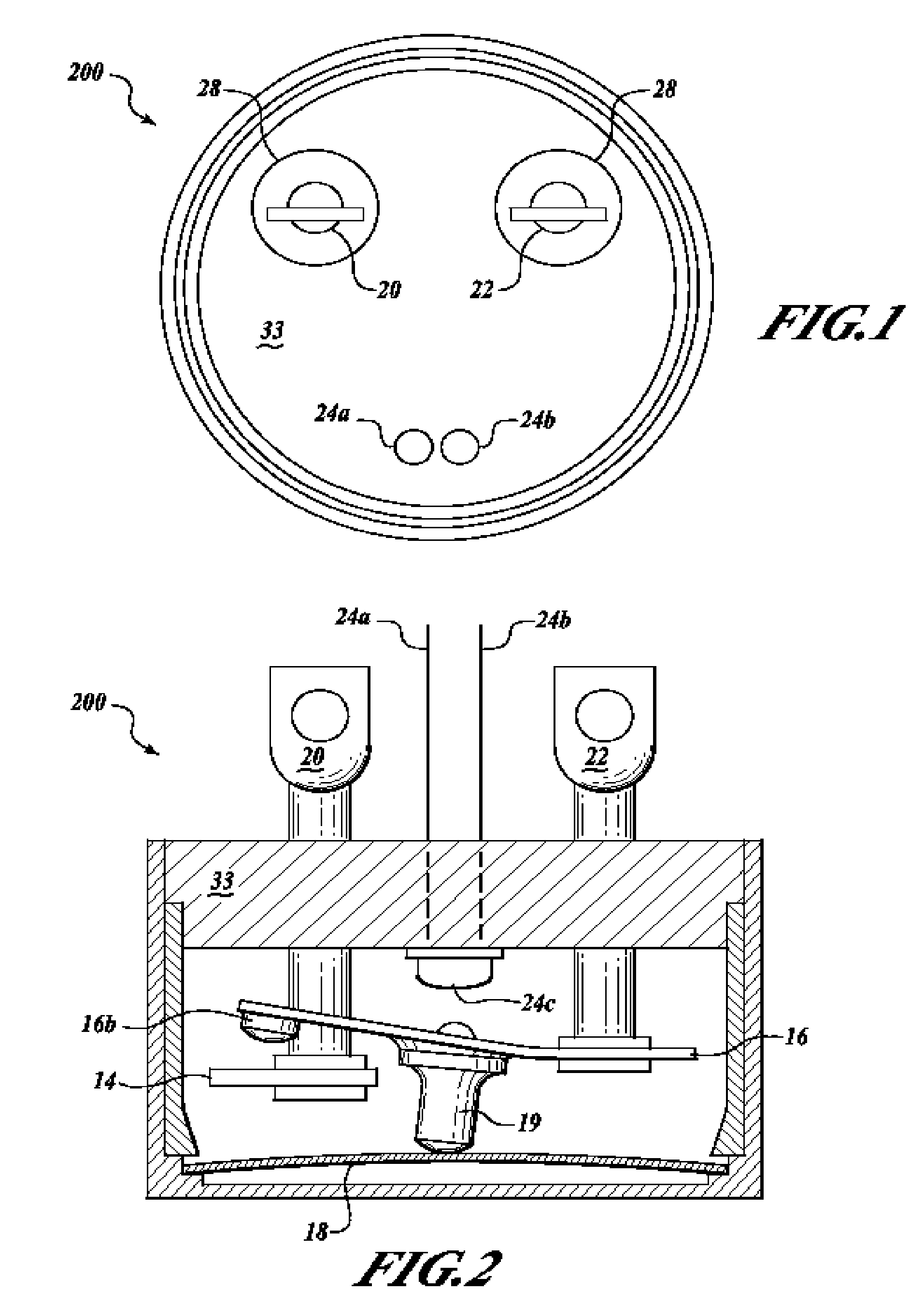 Thermal switch with self-test feature