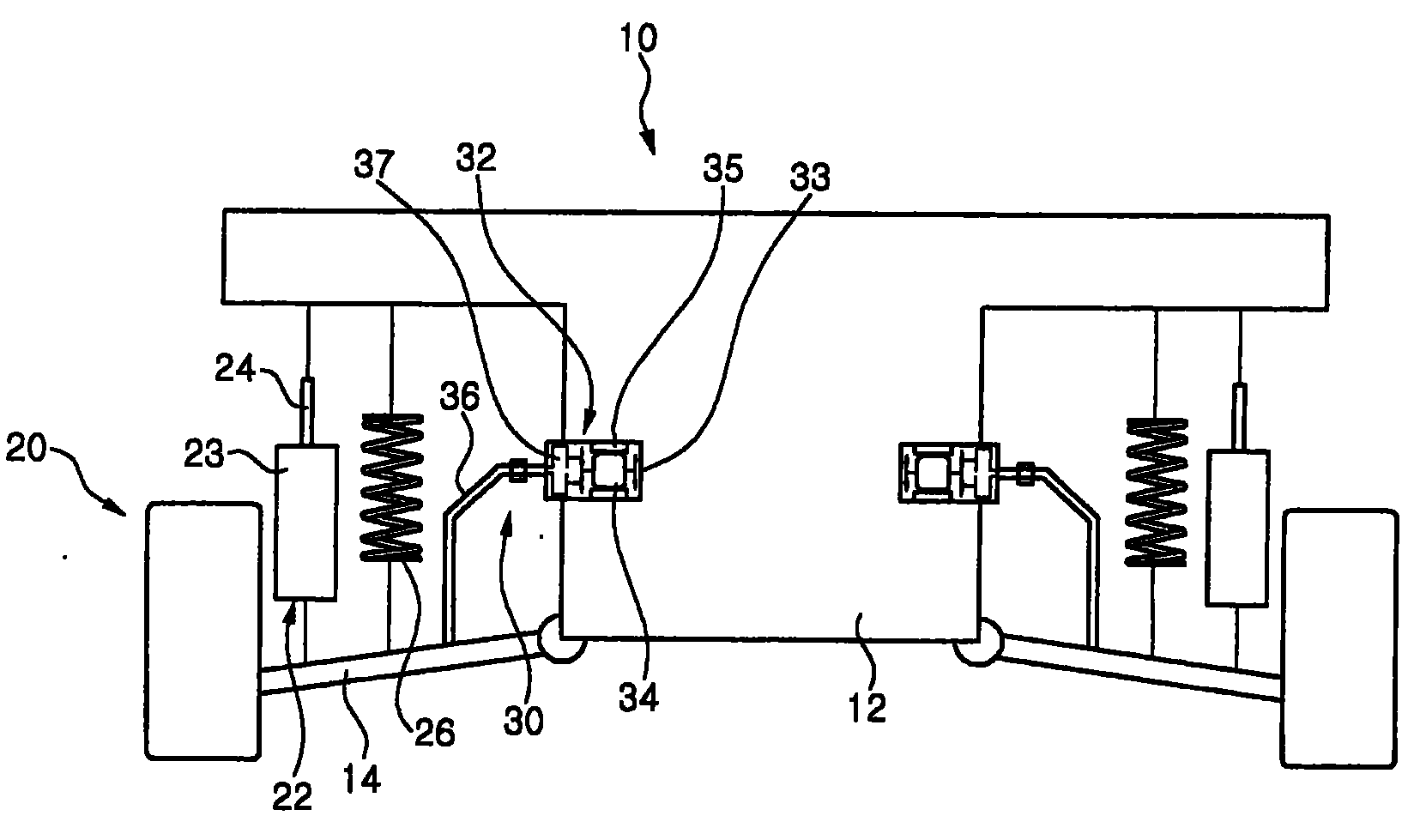 Automotive regenerative damping apparatus