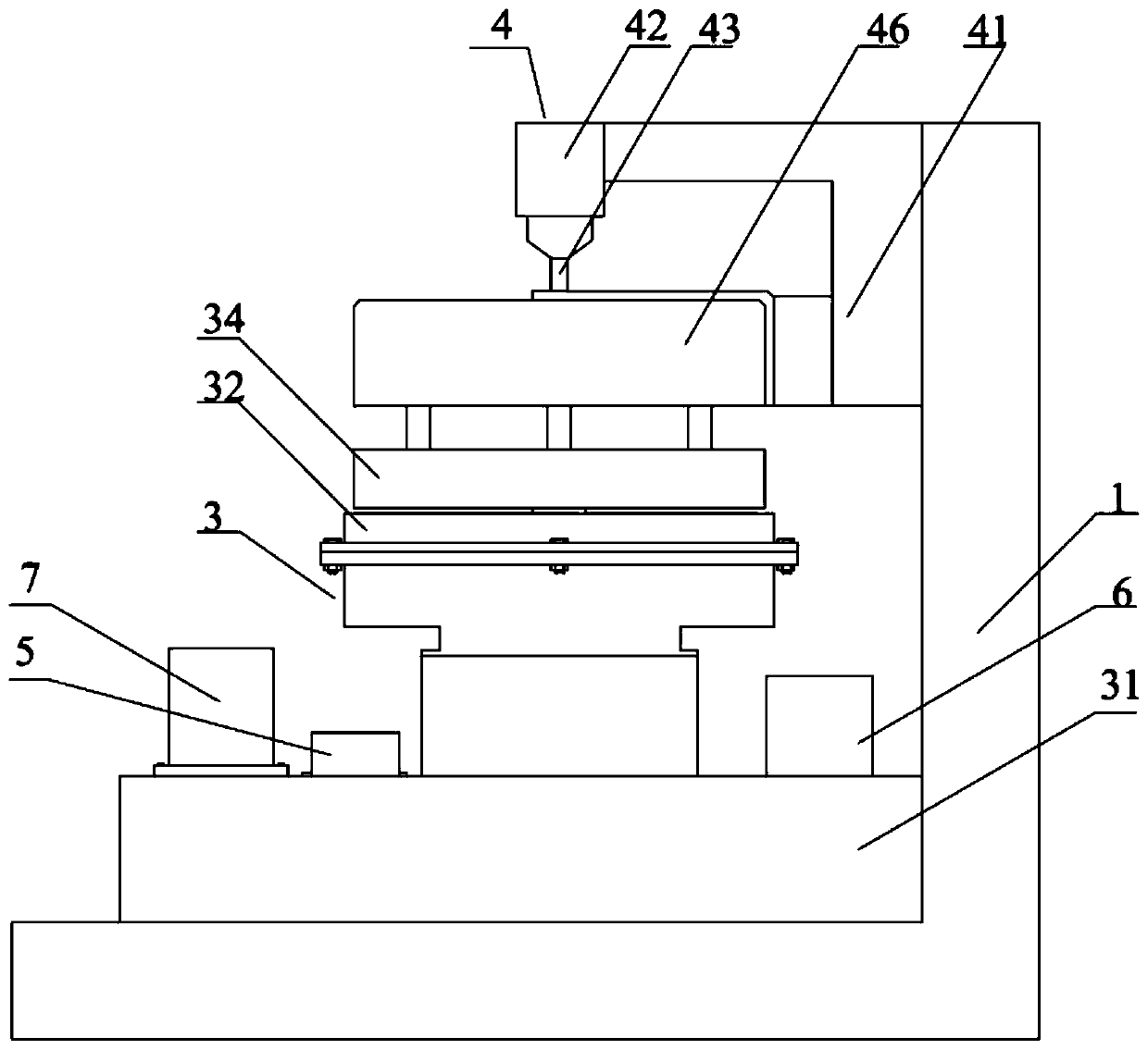 Magneto-rheological polishing device and polishing method for dynamic magnetic field