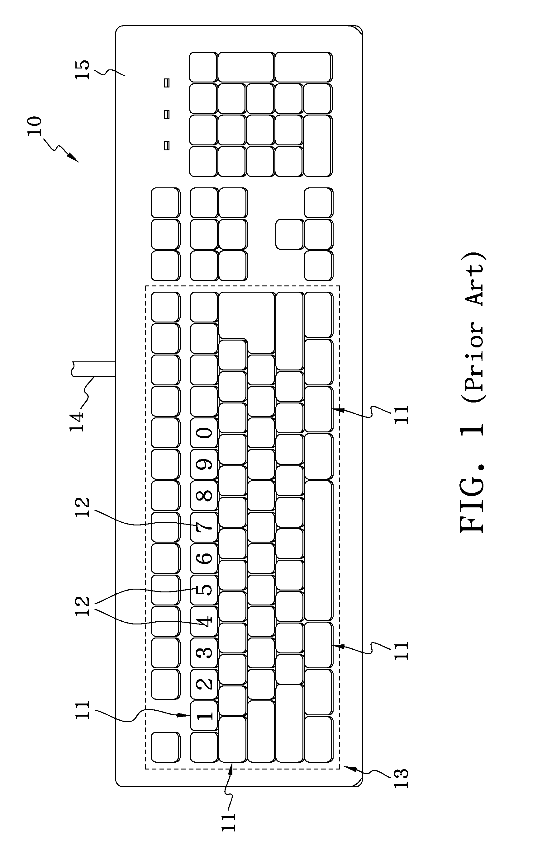 Illuminating membrane switch and illuminating keypad using the same