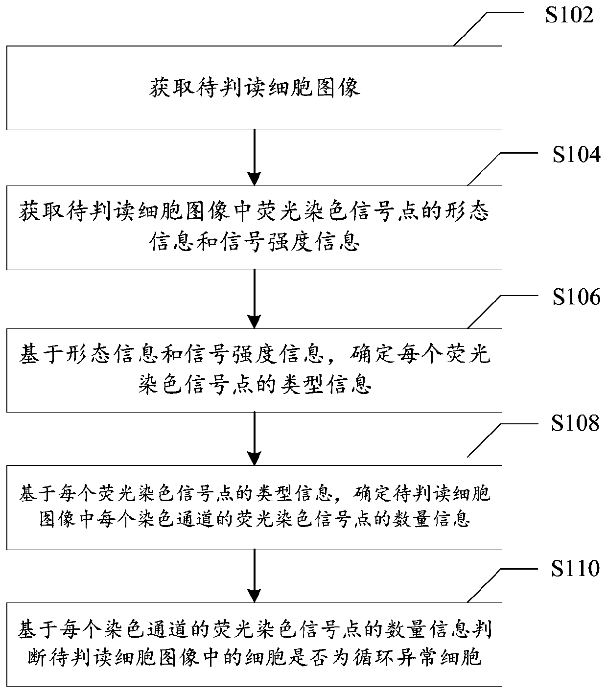 Cell interpretation method and system based on FISH technology