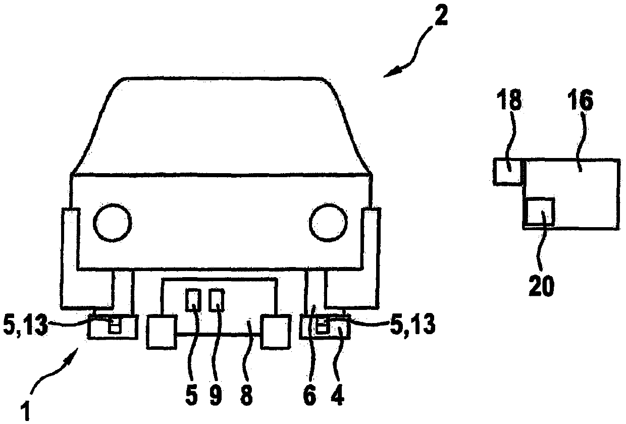 Transport system and method for transporting vehicle