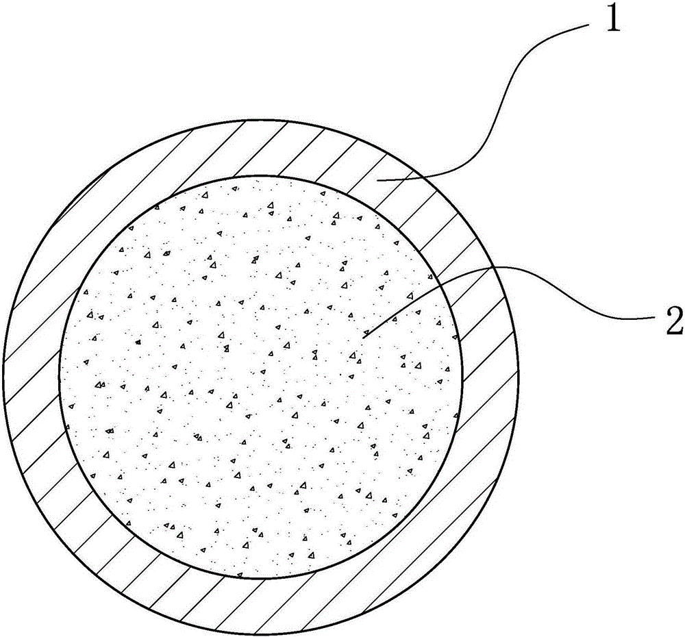 A supersonic flame spraying type flux-cored welding wire and its preparation method