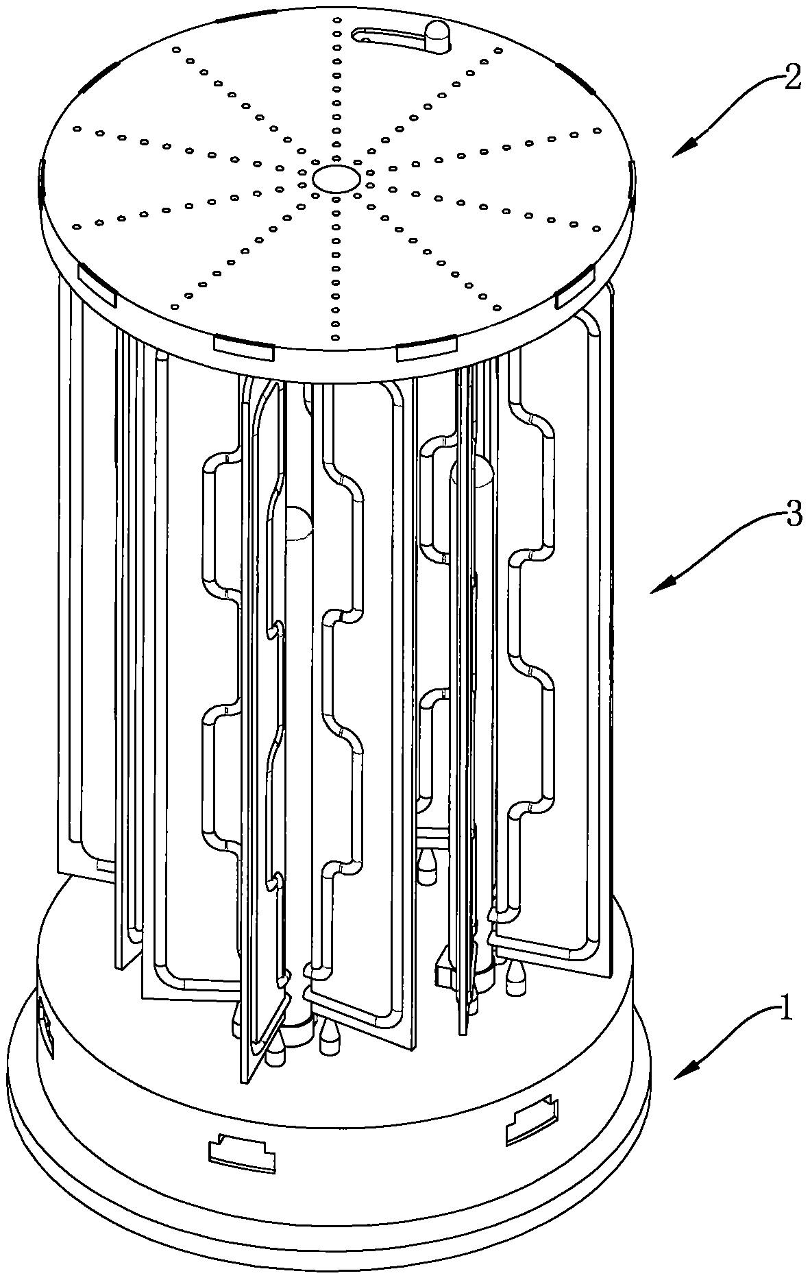 An electric heating oil