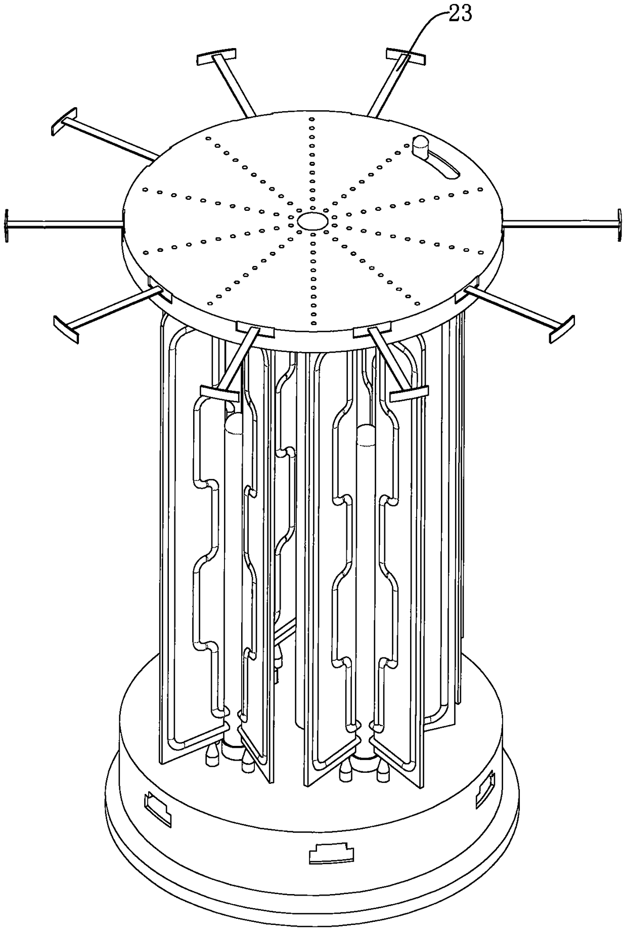 An electric heating oil