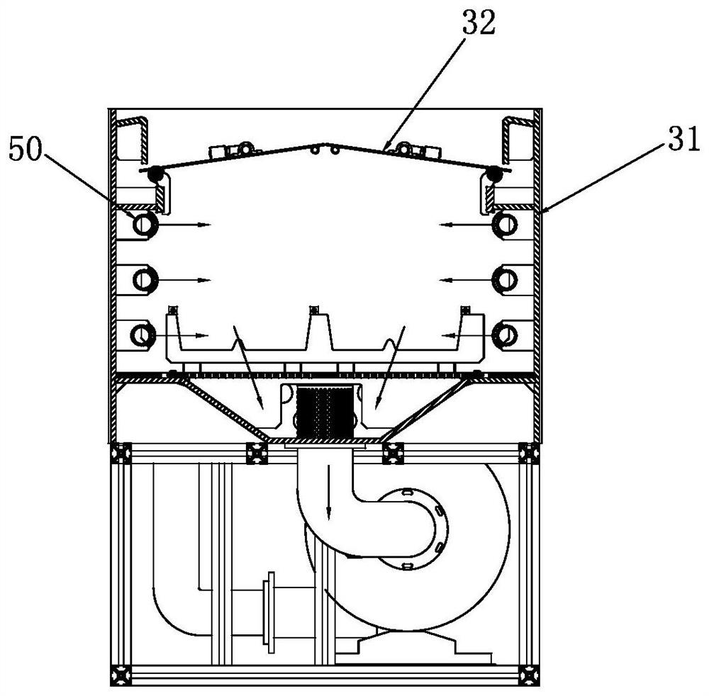 Plastic liner drying tank