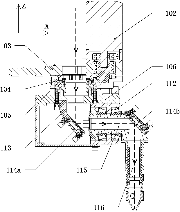 Rotating mechanism for laser cutting