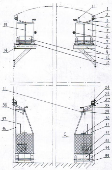 Three-dimensional intelligent fire extinguishing and rescuing device for tunnel fire