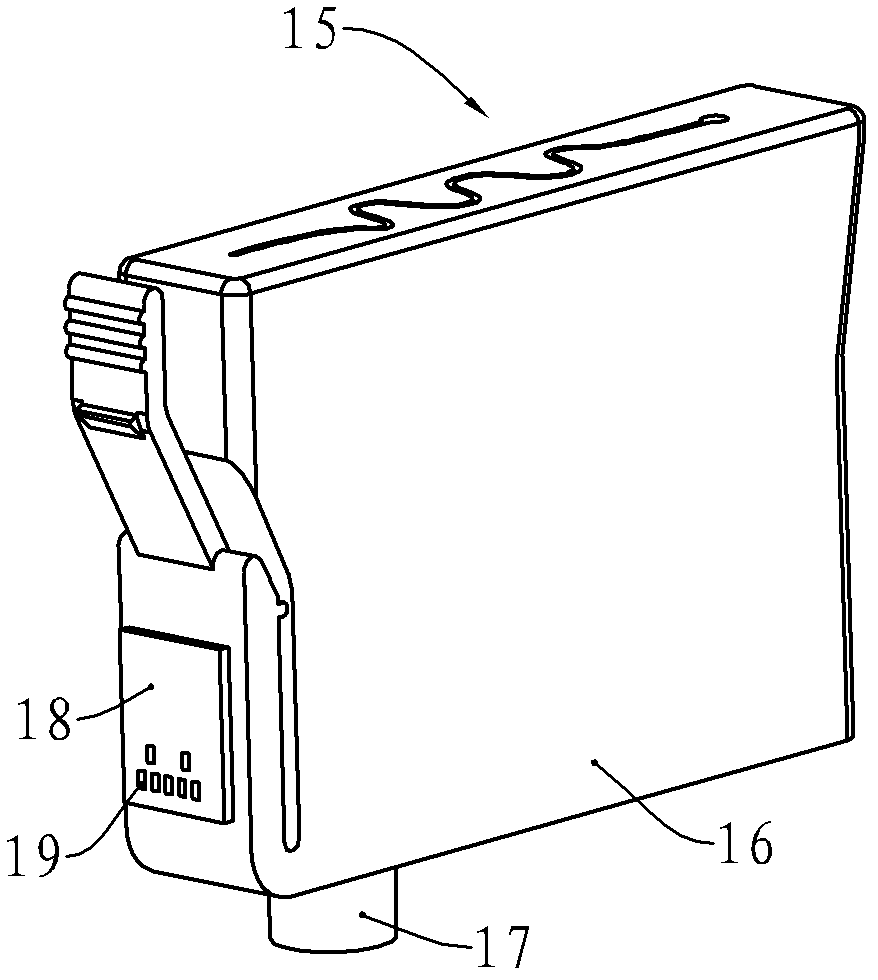 Ink box chip and operating method thereof as well as ink box