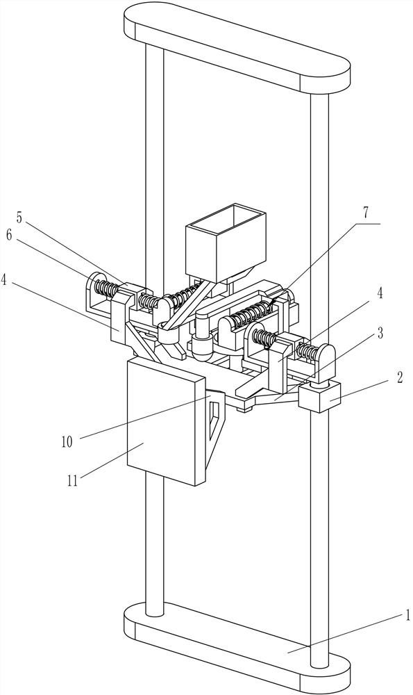 Concrete backfilling equipment for wiring grooves for building decoration