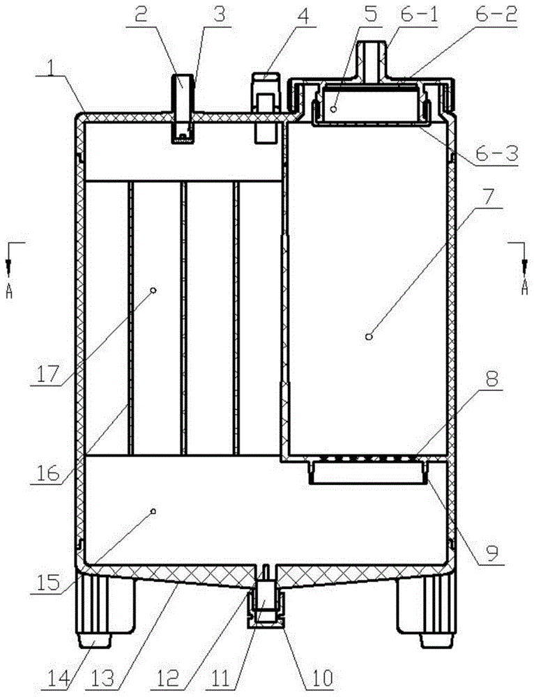 Soot Drying Buffer Filter Bottle