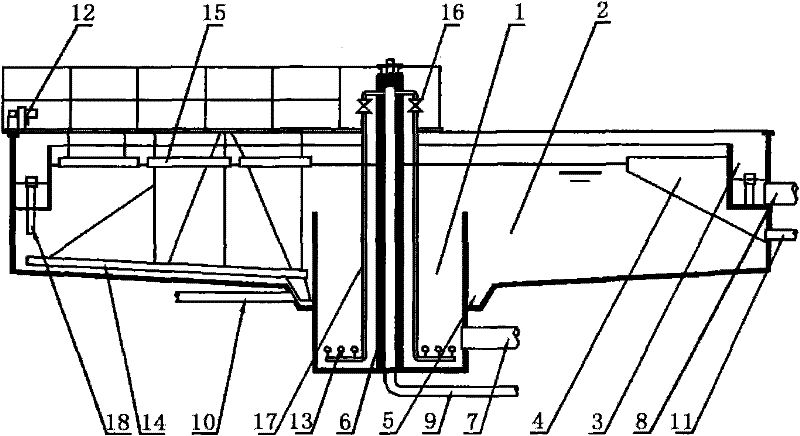 Radial-flow micro-nano air flotation device