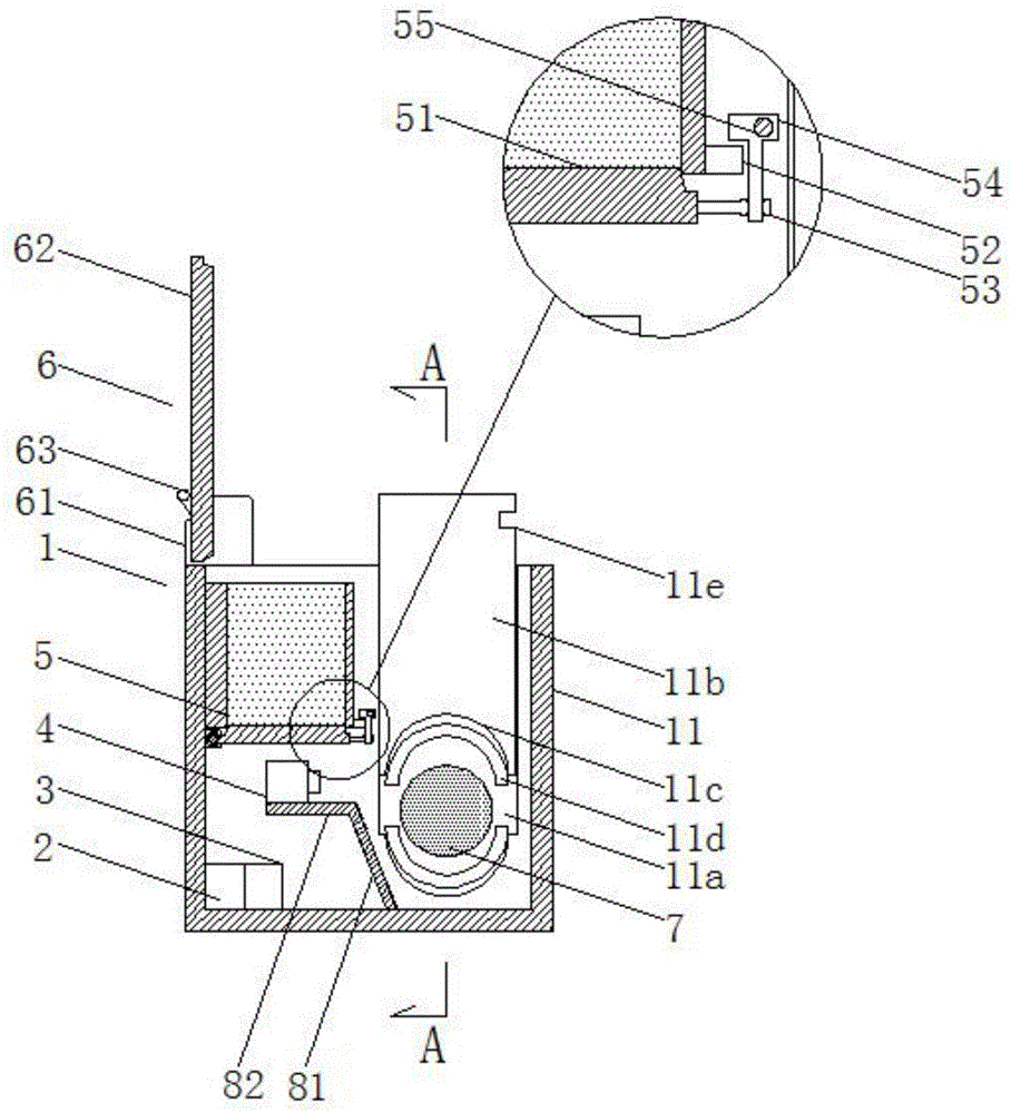 Cable fireproof device and using method thereof