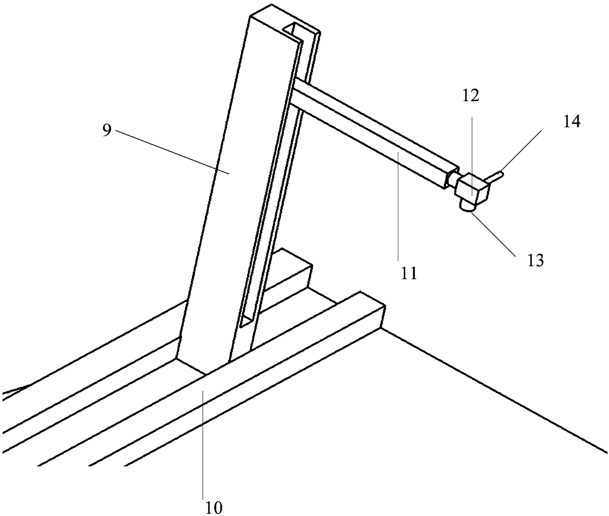 Driver's forward field of view measurement system and method