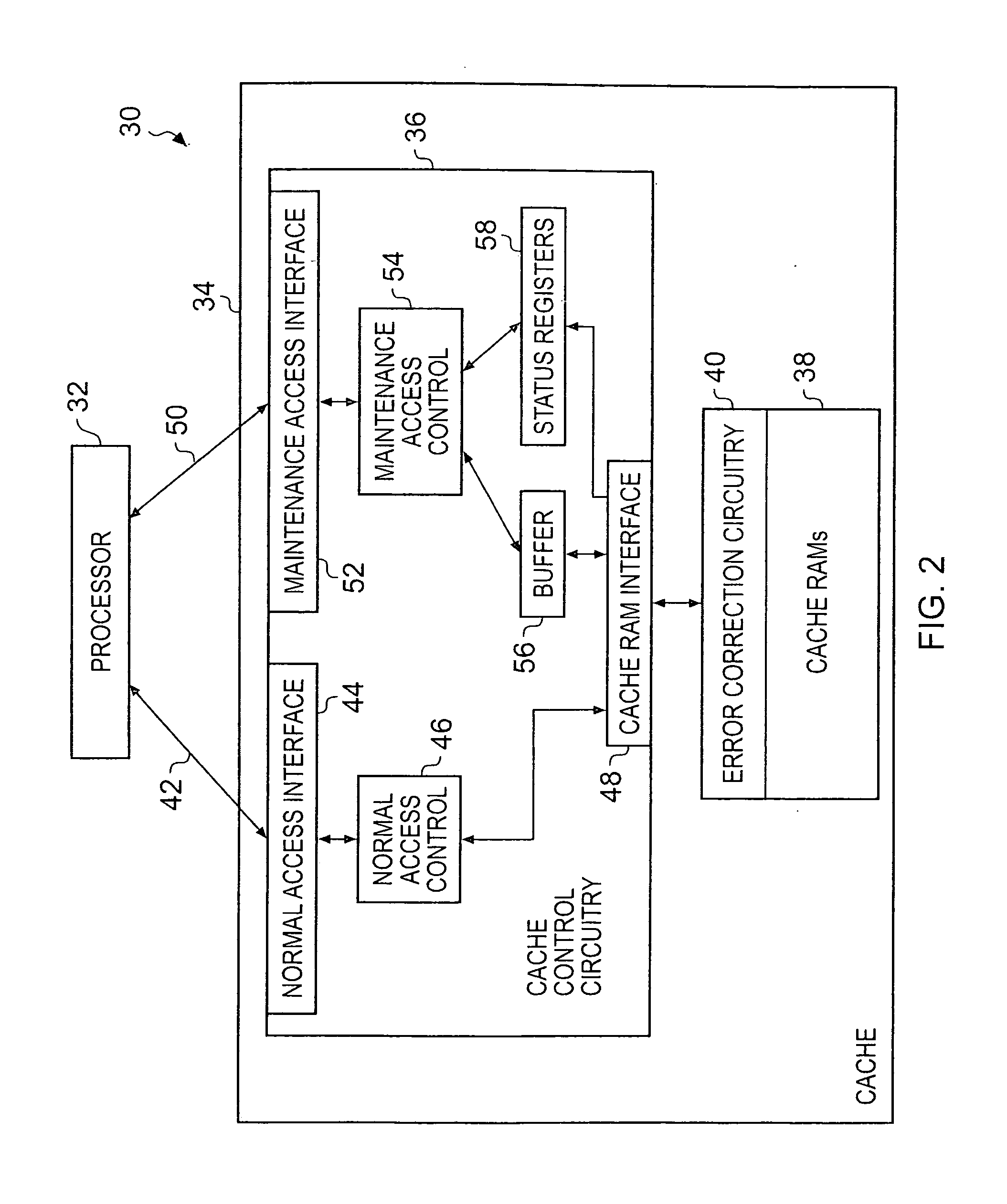 Error correction in a set associative storage device